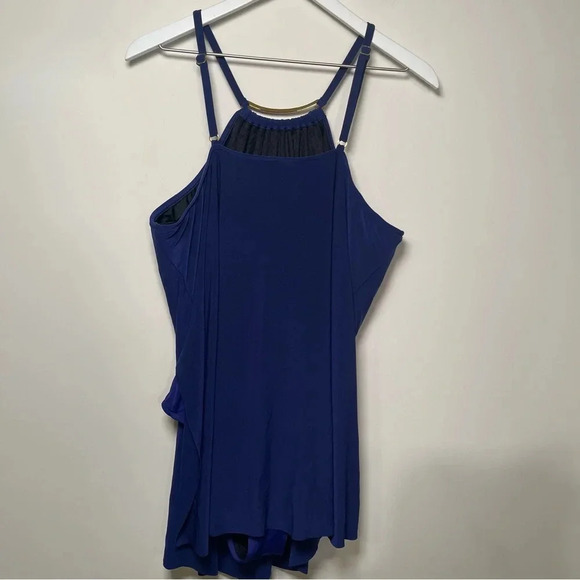 Magicsuit by Miraclesuit Solid Parker One Piece SwimSuit Dress 22W - Picture 9 of 13